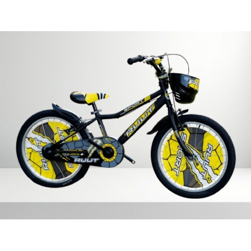 RUUT SPORT ERKEK �OCUK B�S�KLET 20 JANT S�YAH SARI